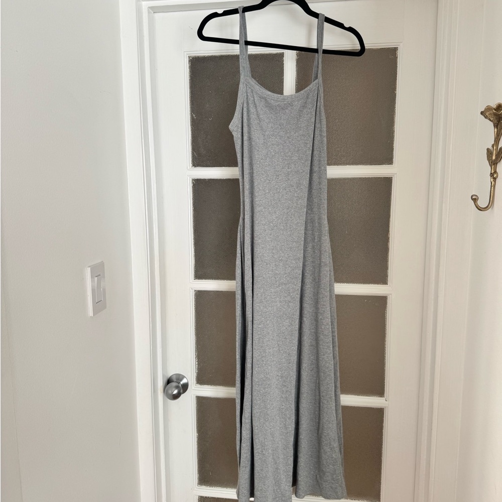 Universal Thread Light Gray Maxi Slip Dress